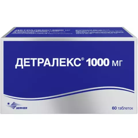 Детралекс таб. 1000мг №60 Детралекс таб. 1000мг №60