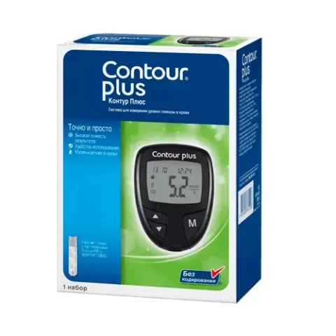 Глюкометр д/изм.глюк. в кр. CONTOUR PLUS Глюкометр д/изм.глюк. в кр. CONTOUR PLUS